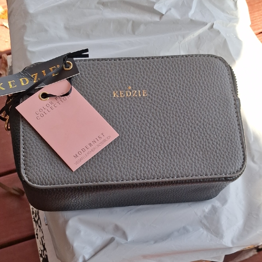 Kedzie Gray Cosmetic Bag